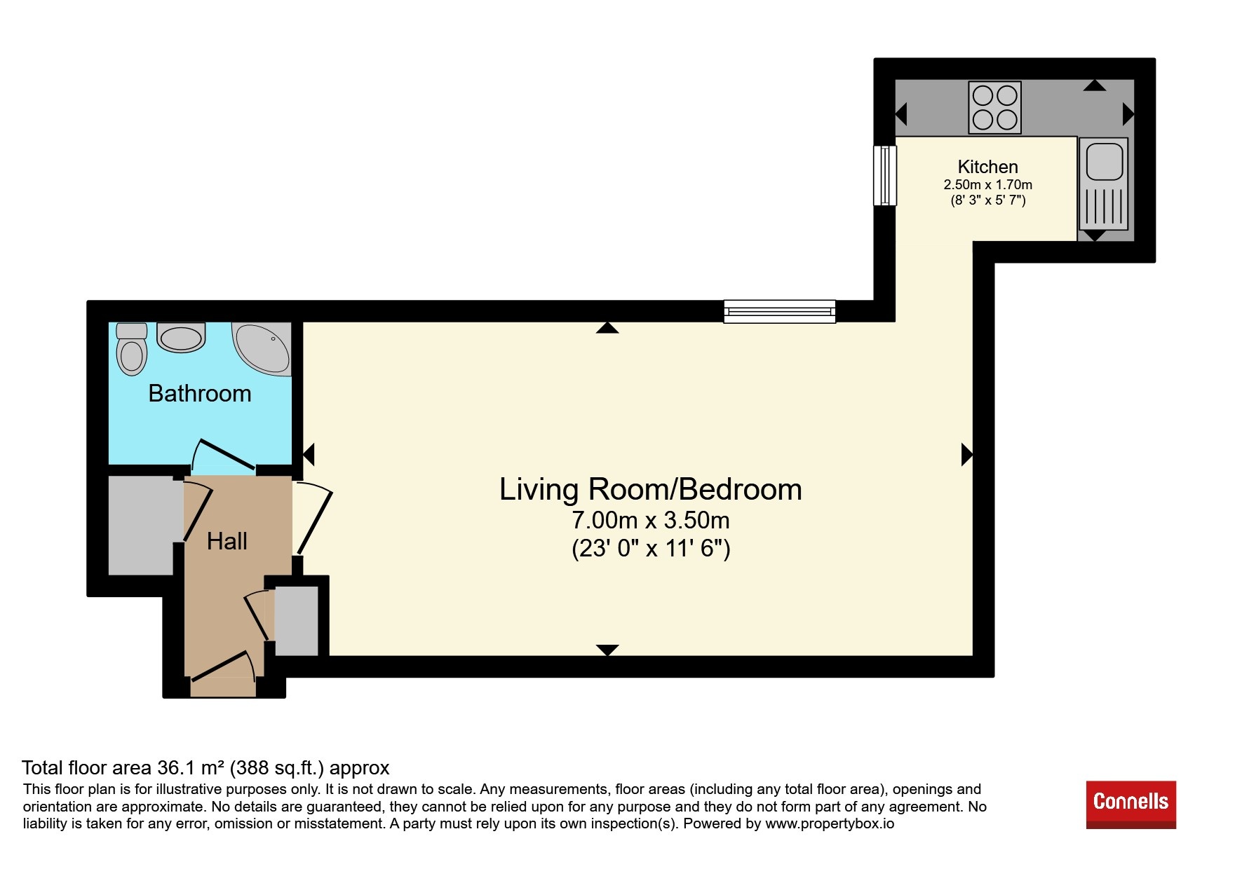 Flat 23, The Hawkins Building, 2, Dunster Street, Northampton floorplan