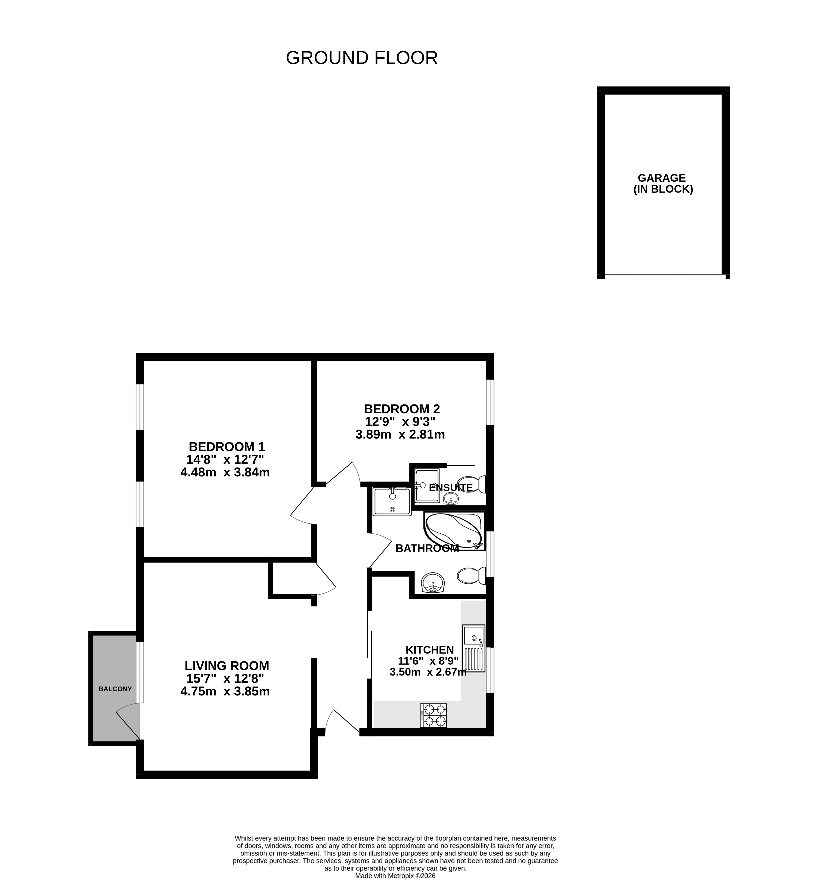 31, Elleray Court, Ash Vale floorplan