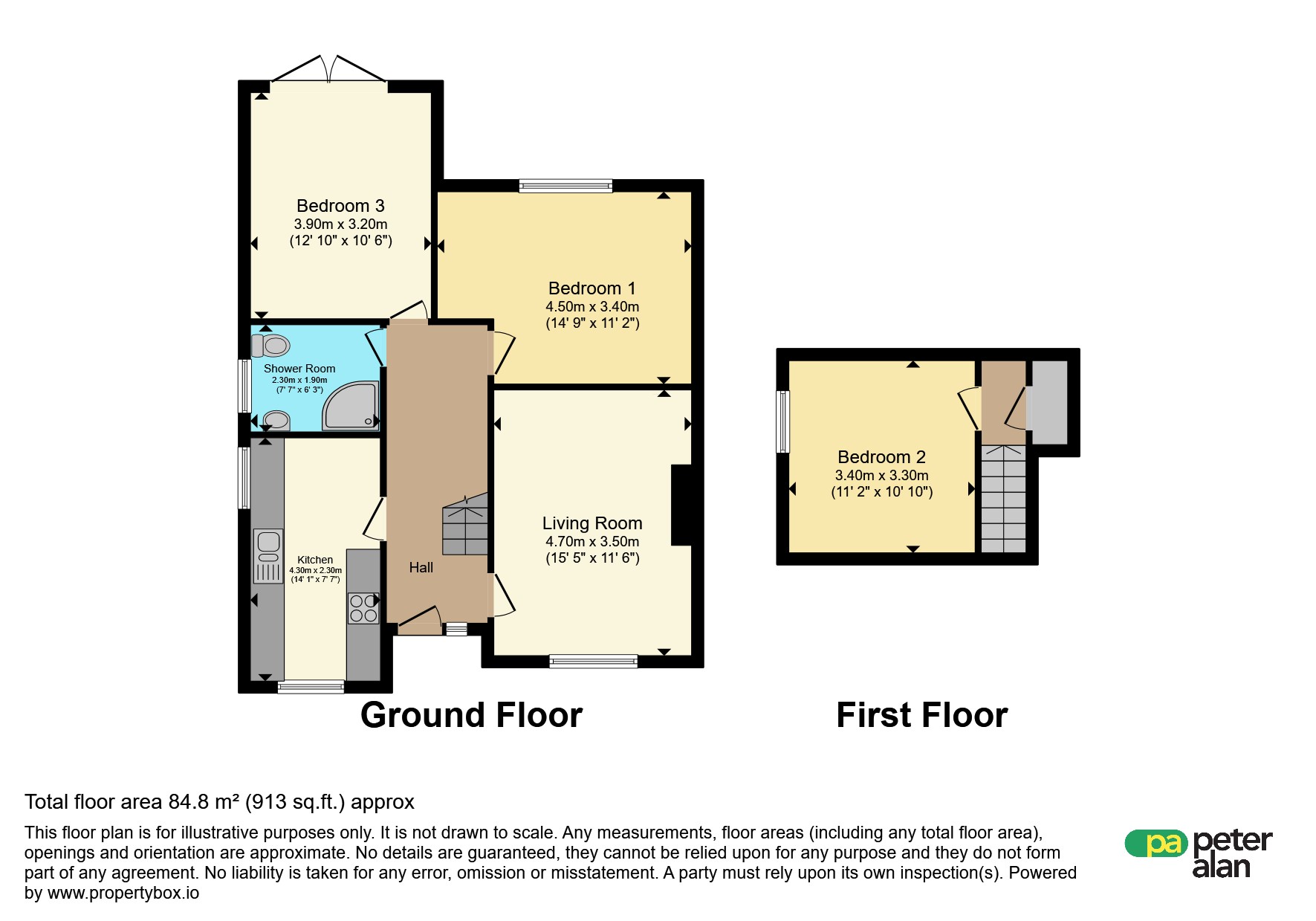 59, Whiterock Avenue, Pontypridd floorplan
