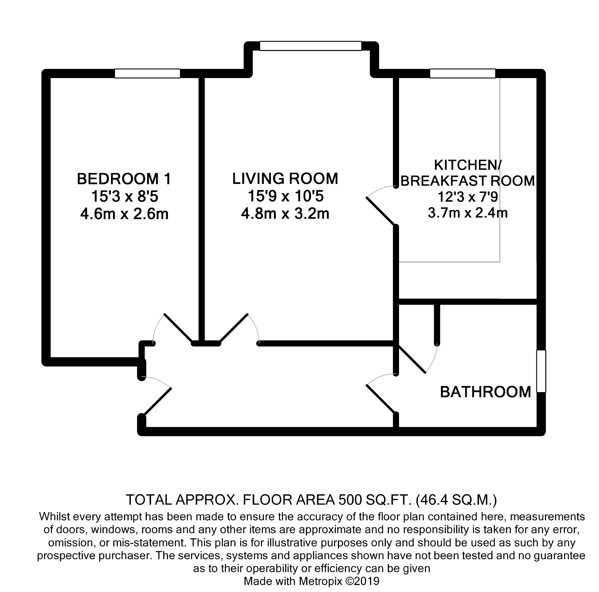 1 Bedrooms Flat for sale in Warren Drive, Lewes, East Sussex BN7