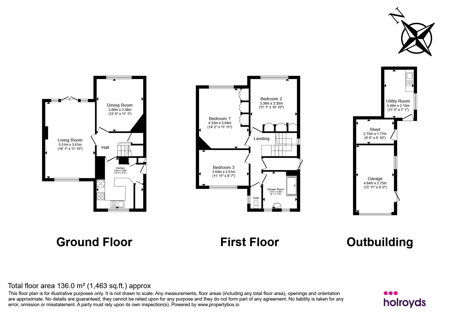 12, Grange Park Drive, Bingley floorplan