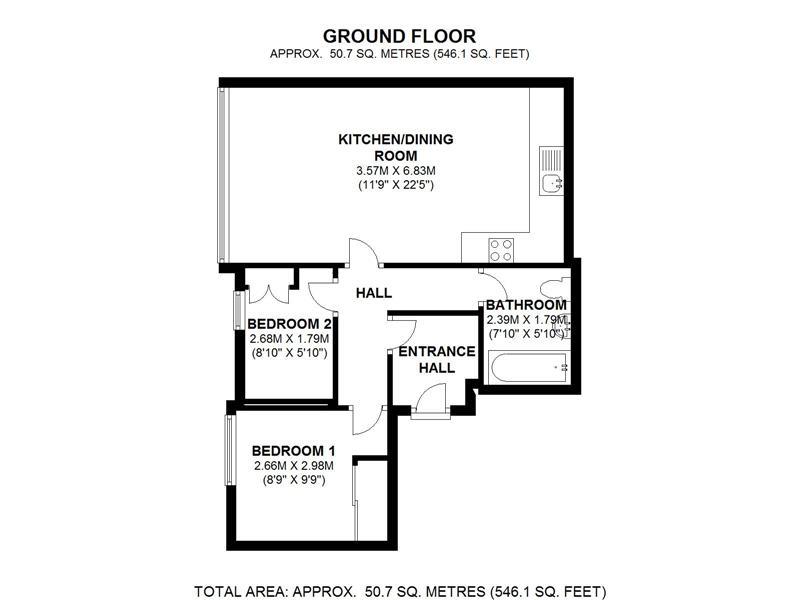 6, Foresters Court, Kidlington floorplan
