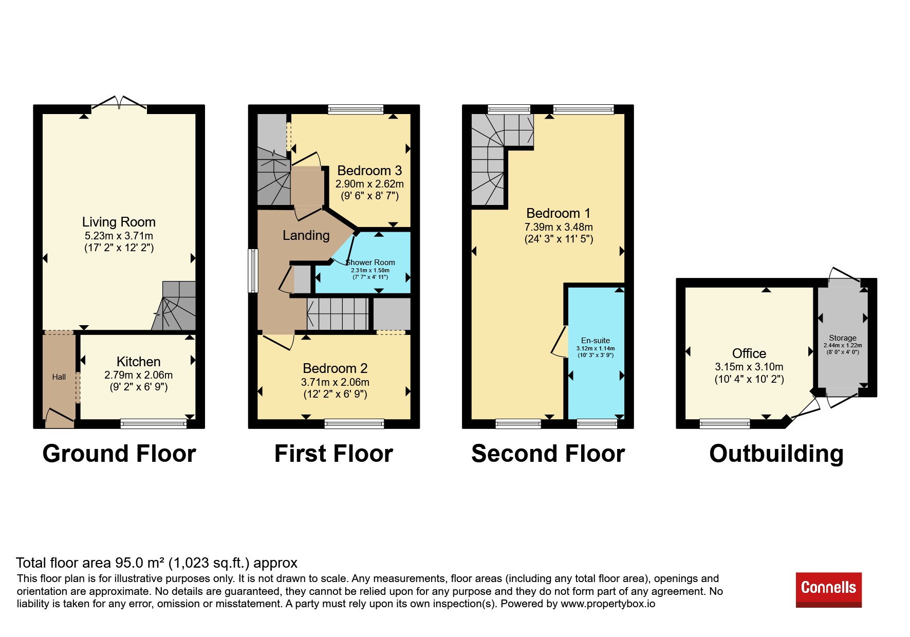 3, Poppy Close, Exeter floorplan