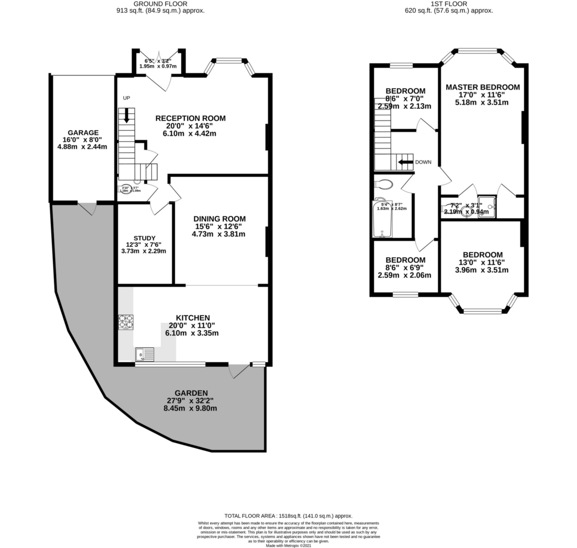 189, Hendon Way, London floorplan