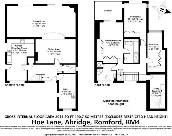 4 Bedrooms Detached house for sale in Hoe Lane, Abridge, Romford RM4