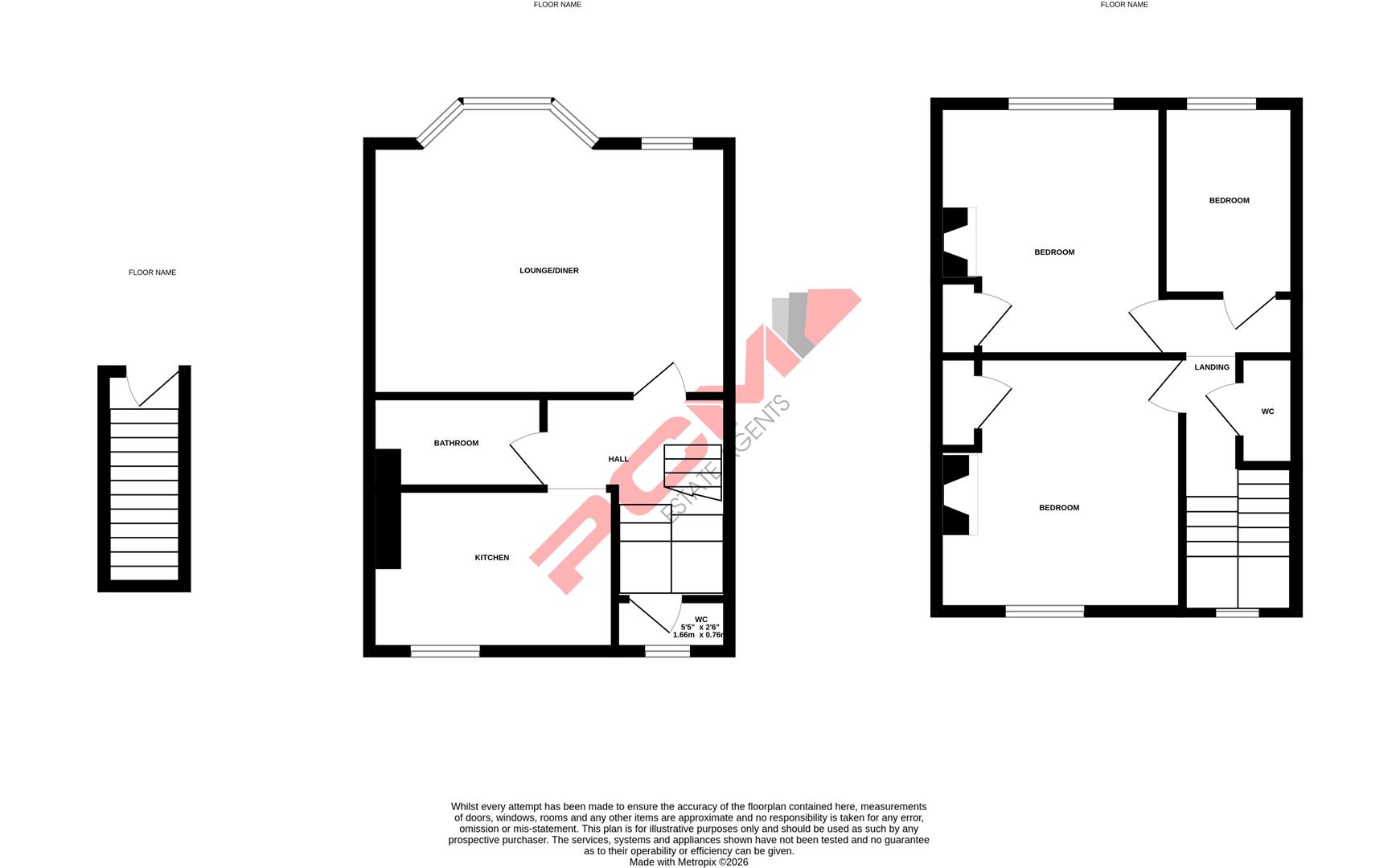 Top Floor Maisonette 52, Southwater Road, St. Leonards-On-Sea floorplan