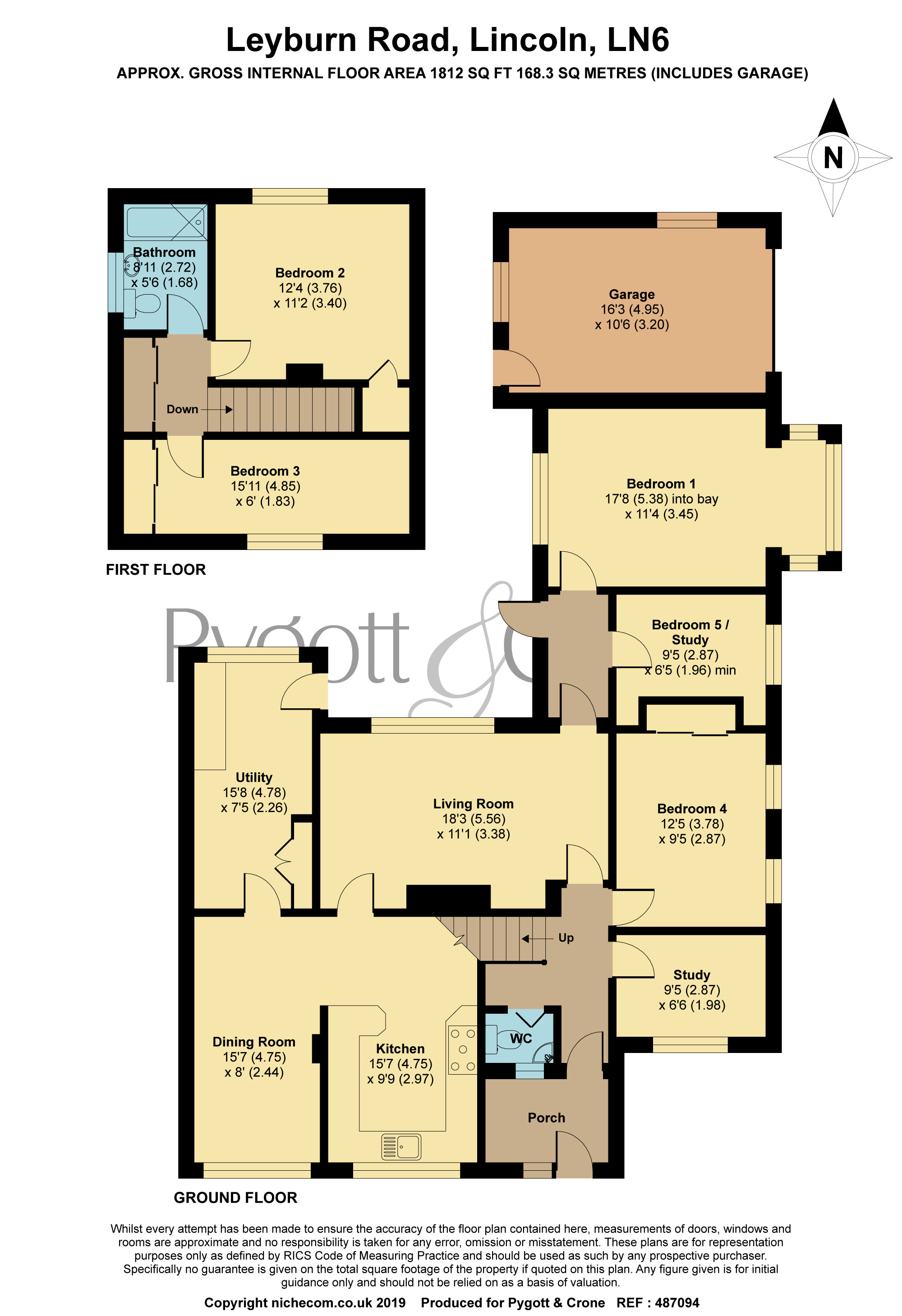 4 Bedrooms Detached house for sale in Leyburn Road, Lincoln LN6