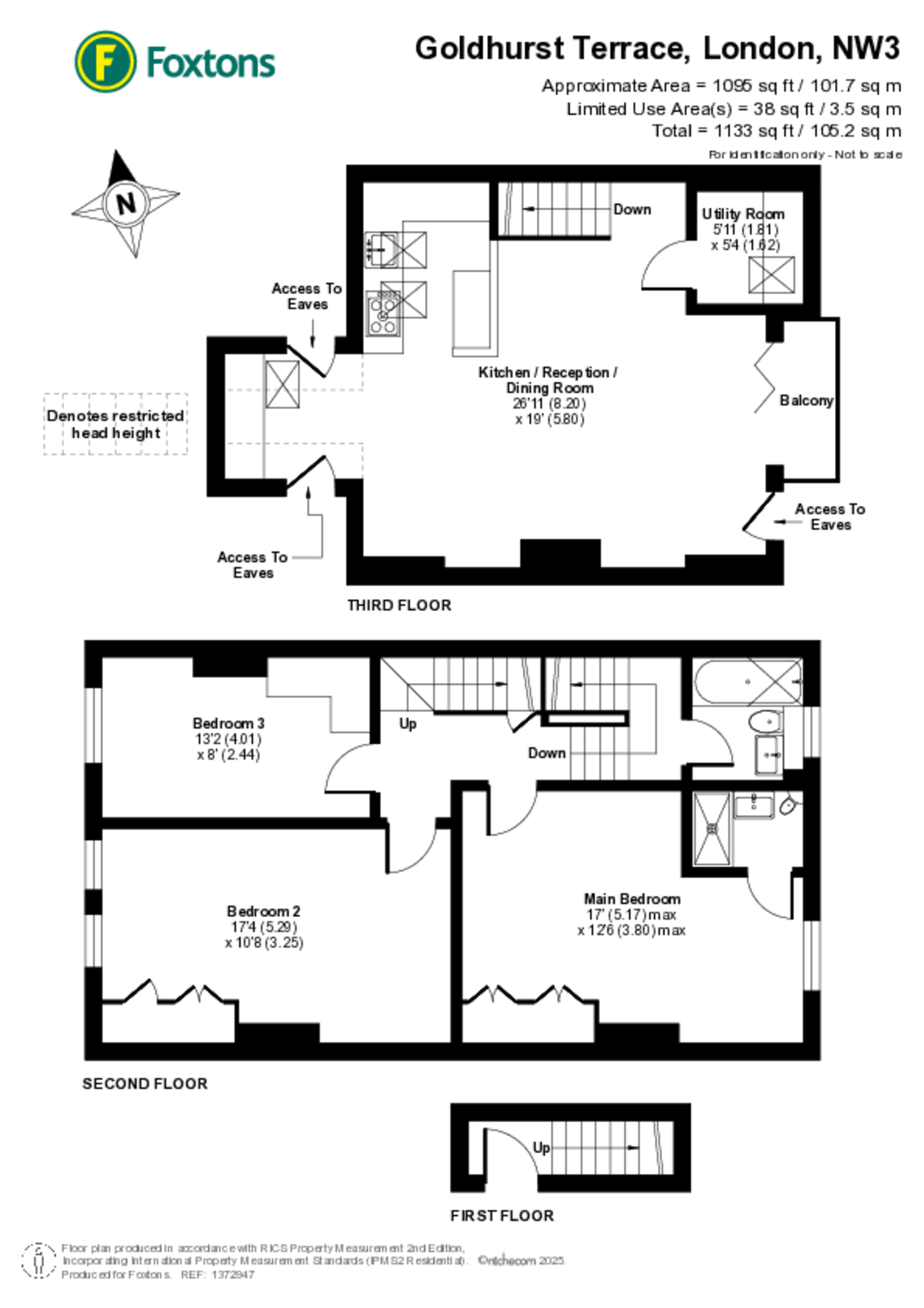 Goldhurst Terrace, South Hampstead floorplan