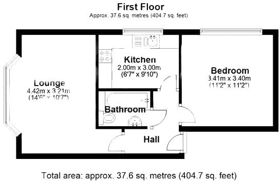 Flat 6, 24, Sea Road, Bournemouth floorplan