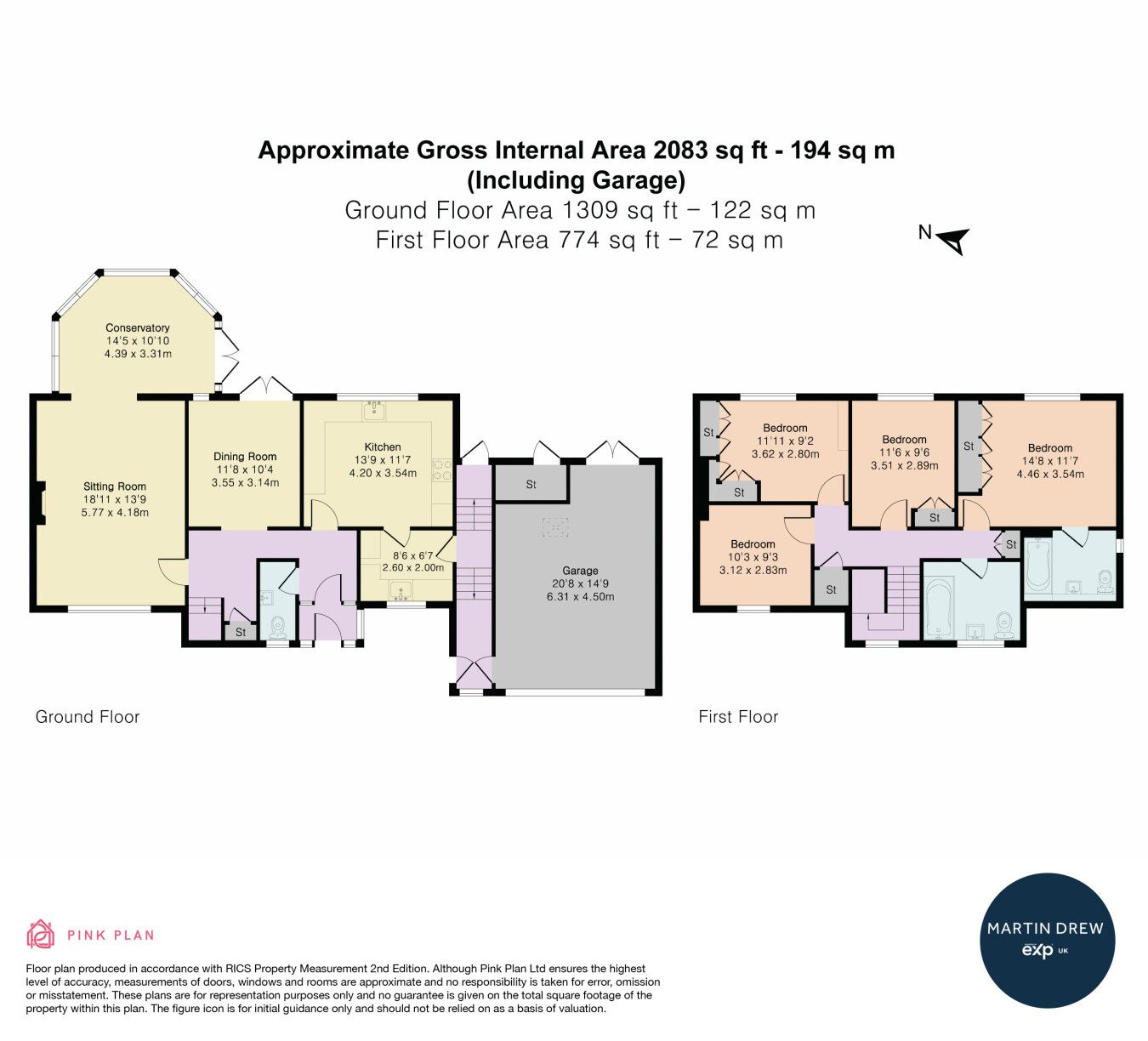 7, Yew Tree Rise, Brackley floorplan