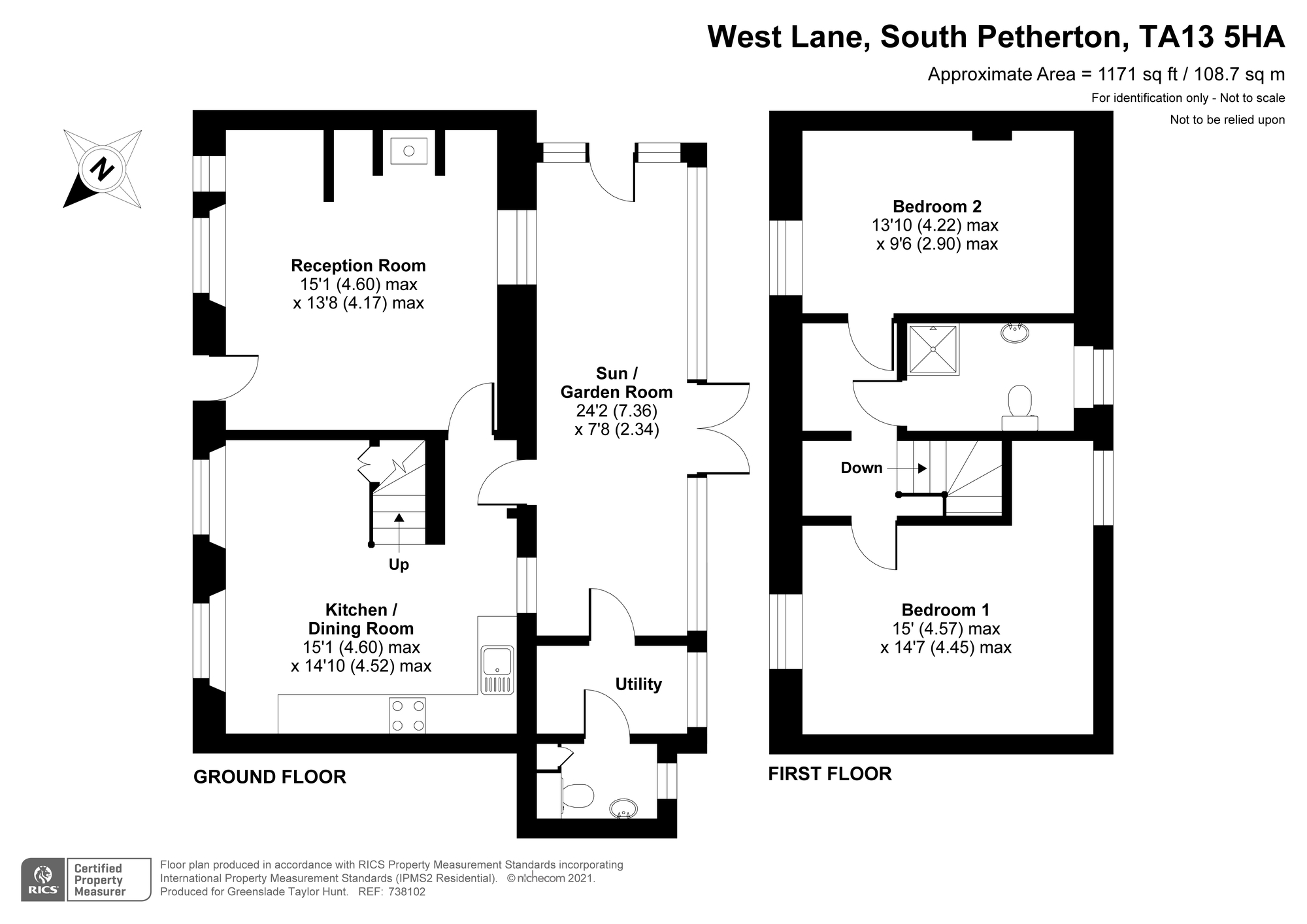 September Cottage,, West Lane, South Petherton floorplan