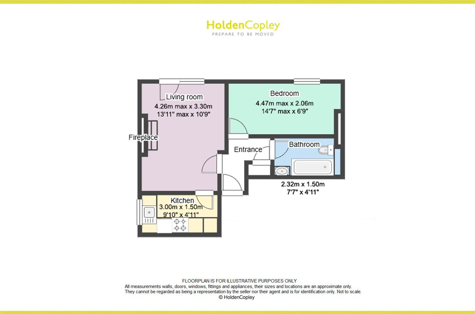 Flat C, 60 Loughborough Road, Nottingham floorplan