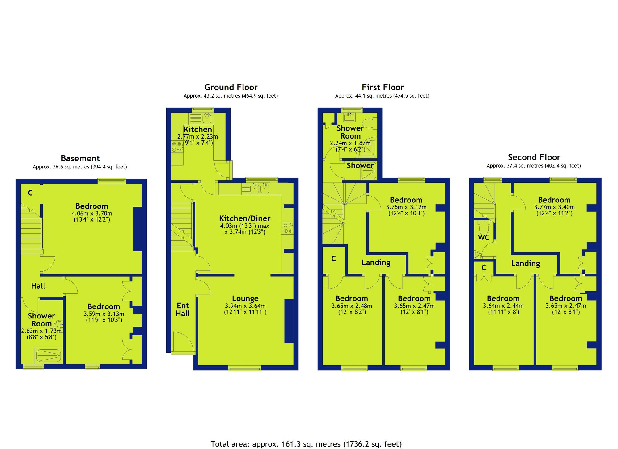 9 Arundel Street, Nottingham floorplan