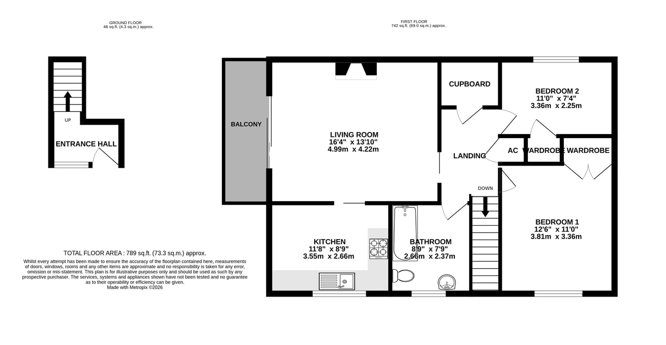 8, Mill Close, Abergavenny floorplan