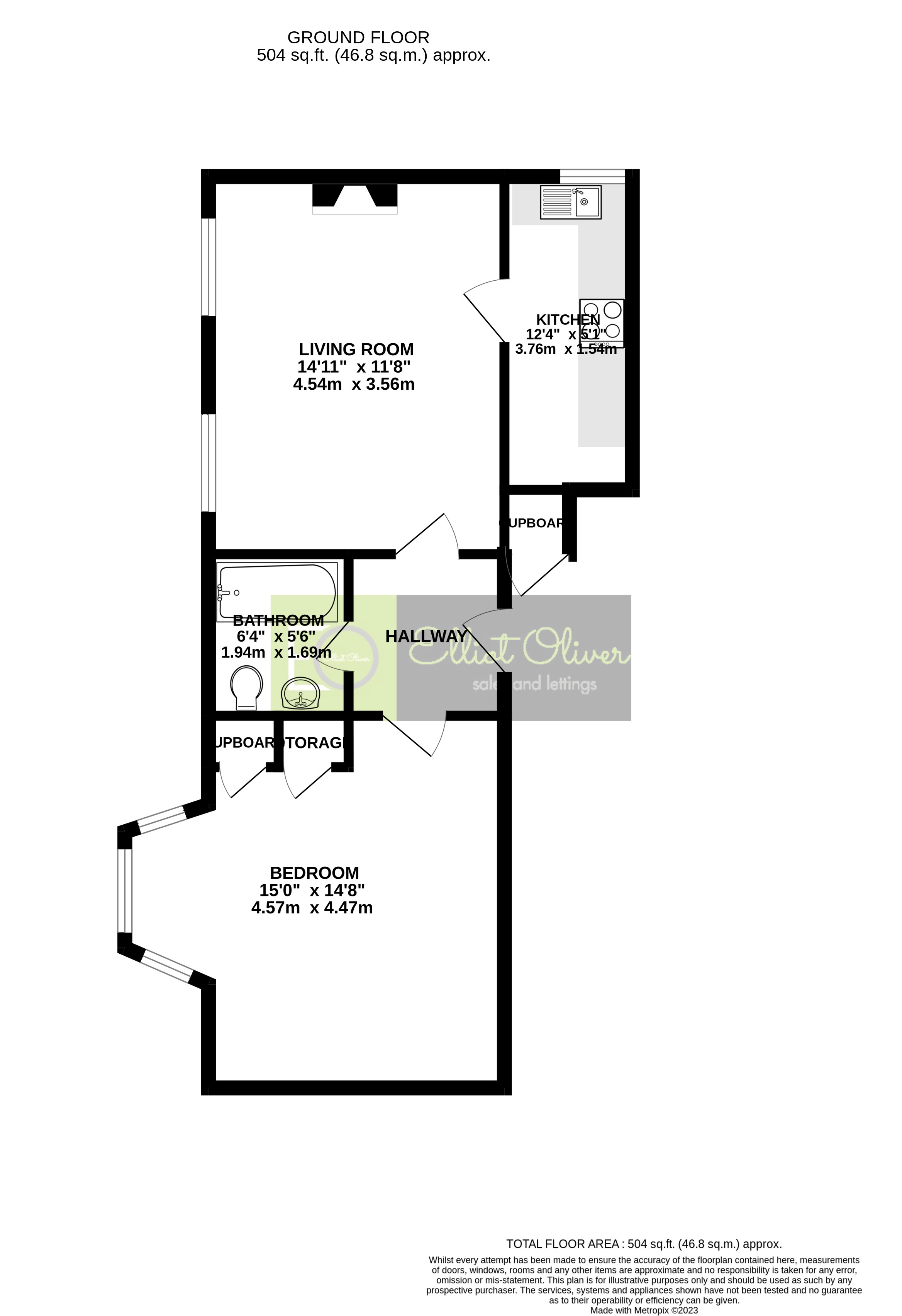 Flat 1 Battledown Grange, Battledown Approach, Cheltenham floorplan
