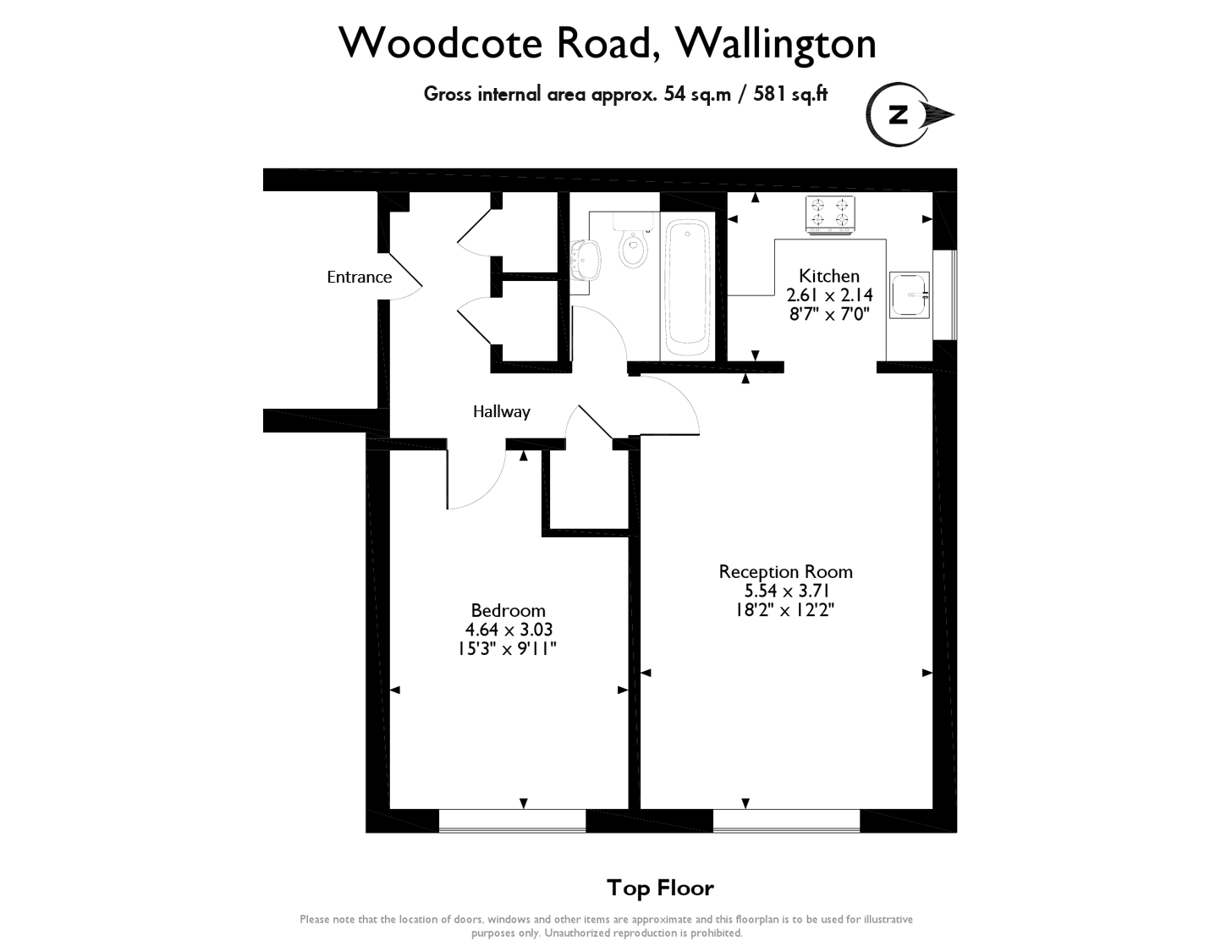 1 Bedrooms Flat for sale in Woodcote Road, Wallington SM6