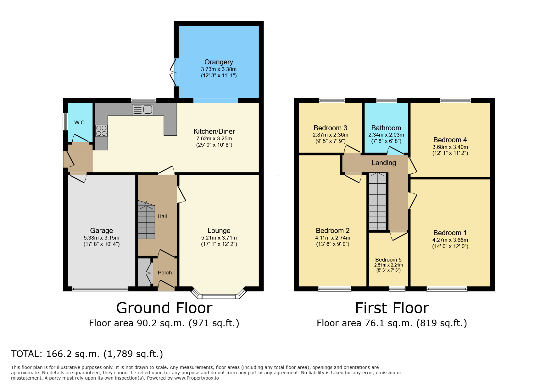 1 Flaxfield Close, Leicester floorplan