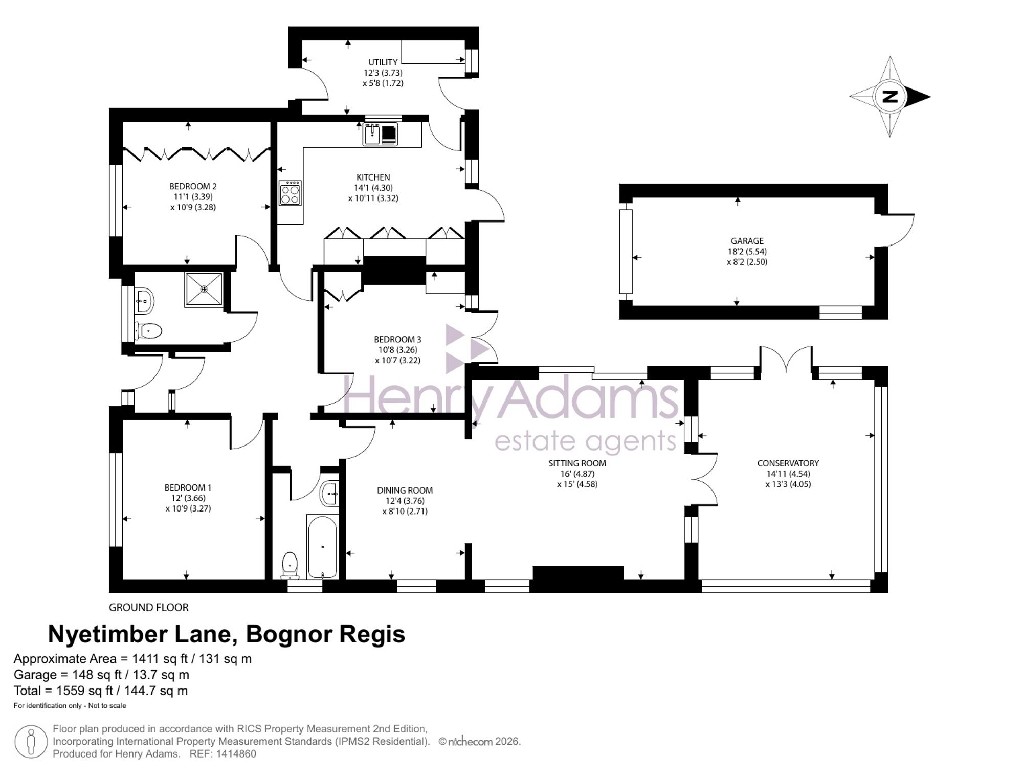 Nyetimber Lane, Rose Green, Bognor Regis, West Sussex, PO21 floorplan