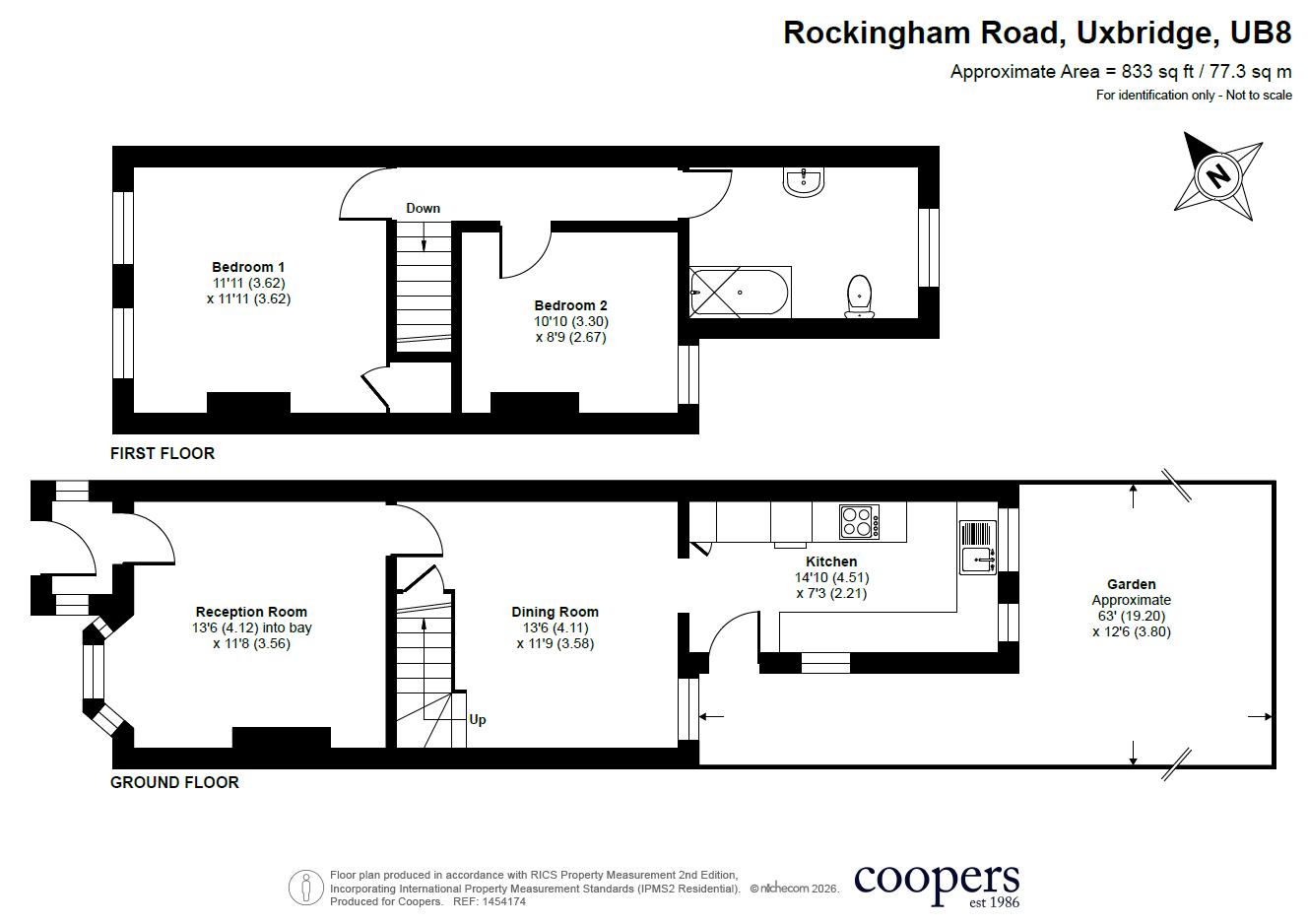 71, Rockingham Road, Uxbridge floorplan