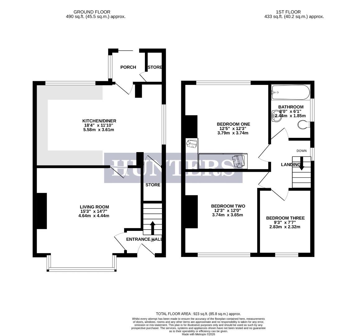 47, Butt Lane, Farnley floorplan