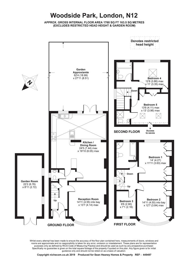 5 Bedrooms Semi-detached house for sale in Walmington Fold, Woodside Park, London N12