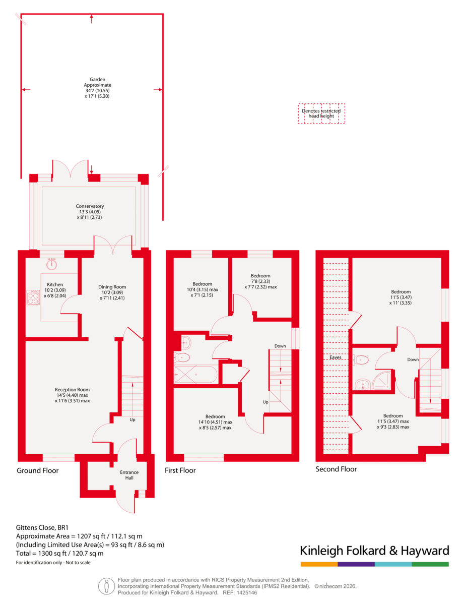 11, Gittens Close, Bromley floorplan