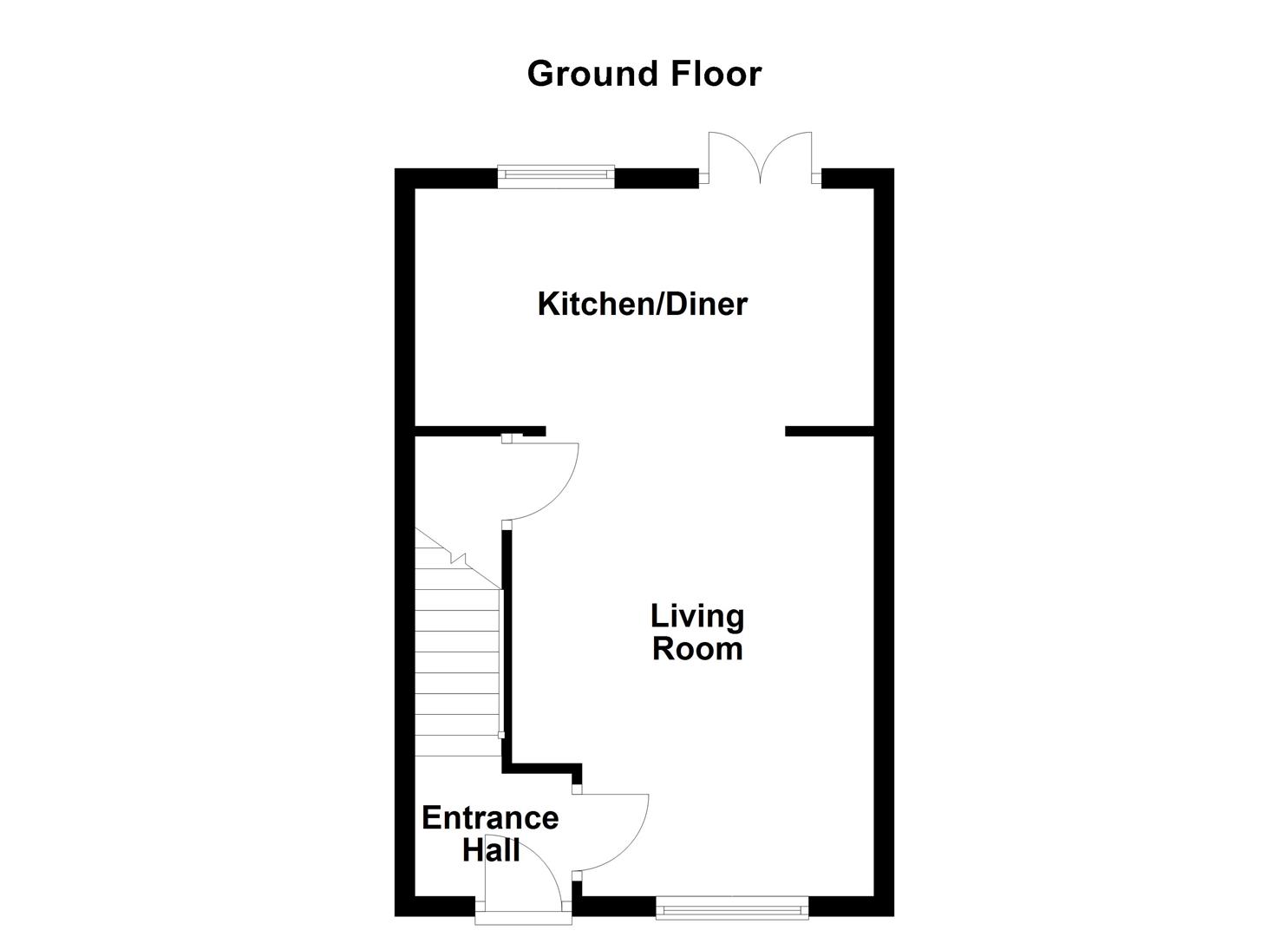 Hugh Street, Castleford floorplan
