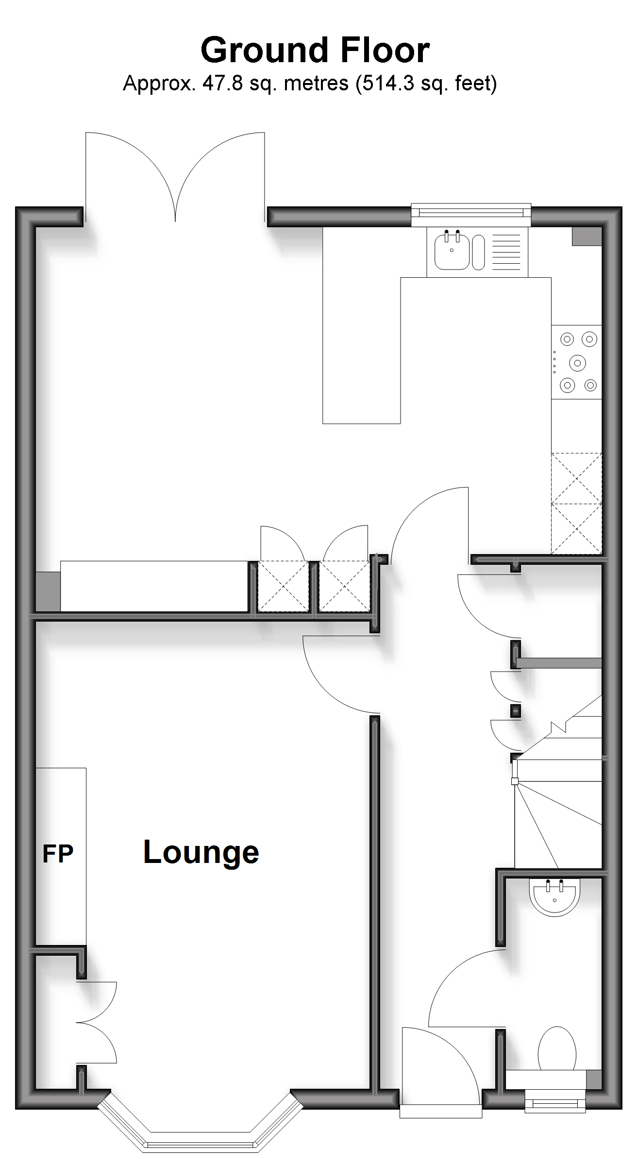 14, The Weavers, Headcorn floorplan