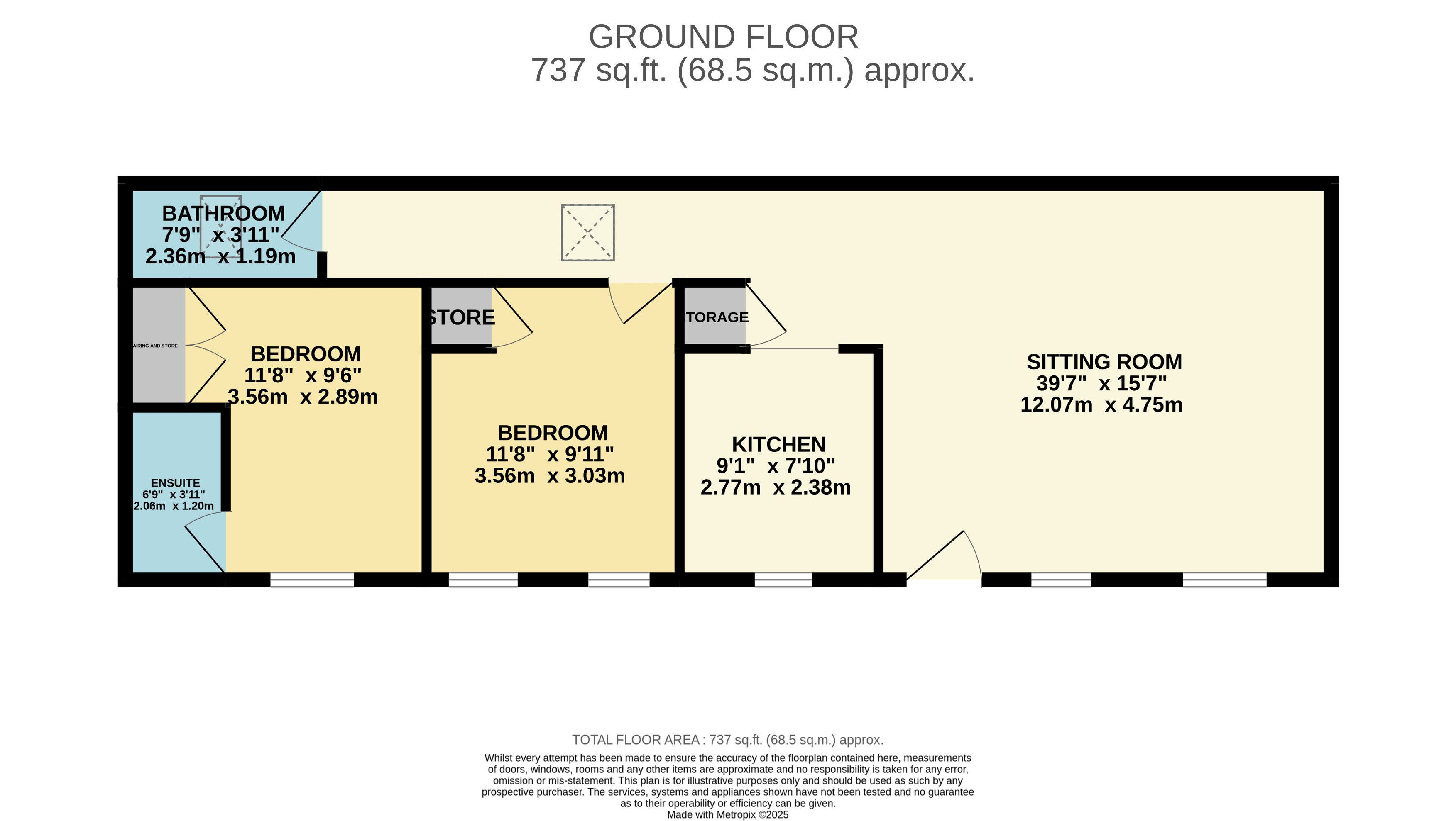 Brodrick Cottage, Home Farm, Hopton, Nr Wirksworth floorplan