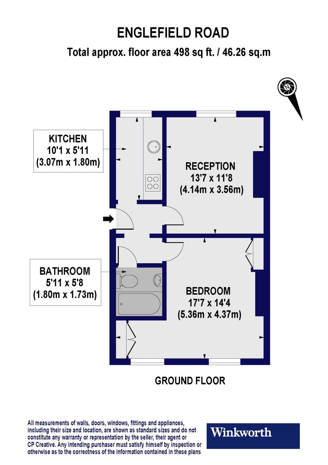 1 Bedrooms Flat to rent in Englefield Road, Islington, London N1