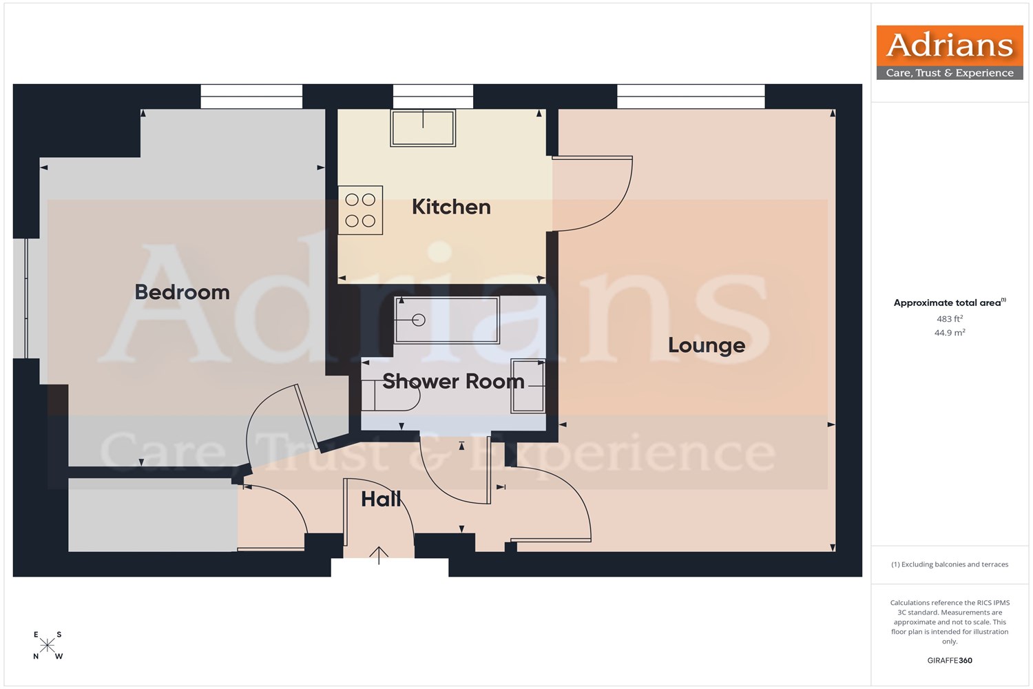26, Tyrell Lodge, Springfield Road, Chelmsford floorplan