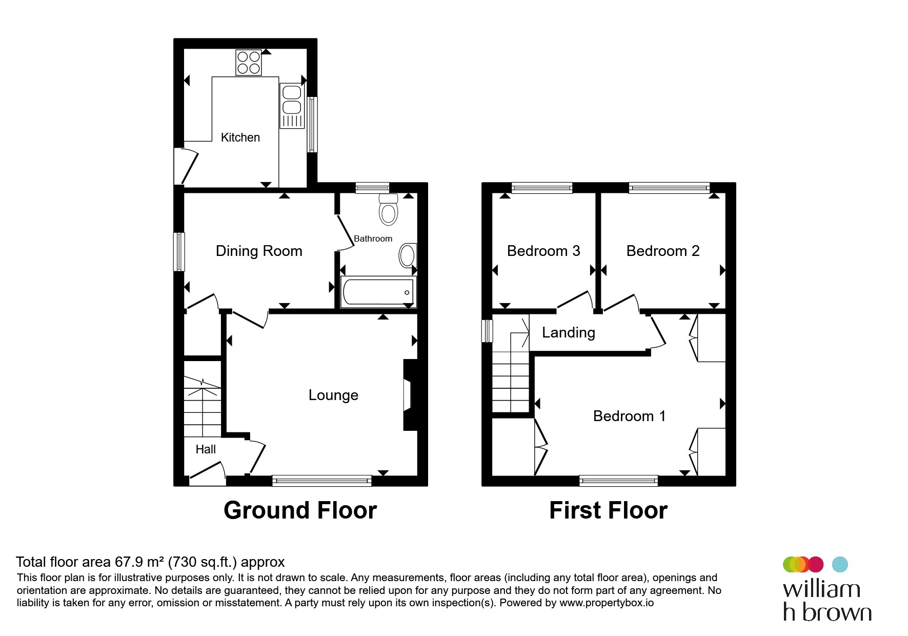 64, Joffre Avenue, CASTLEFORD floorplan