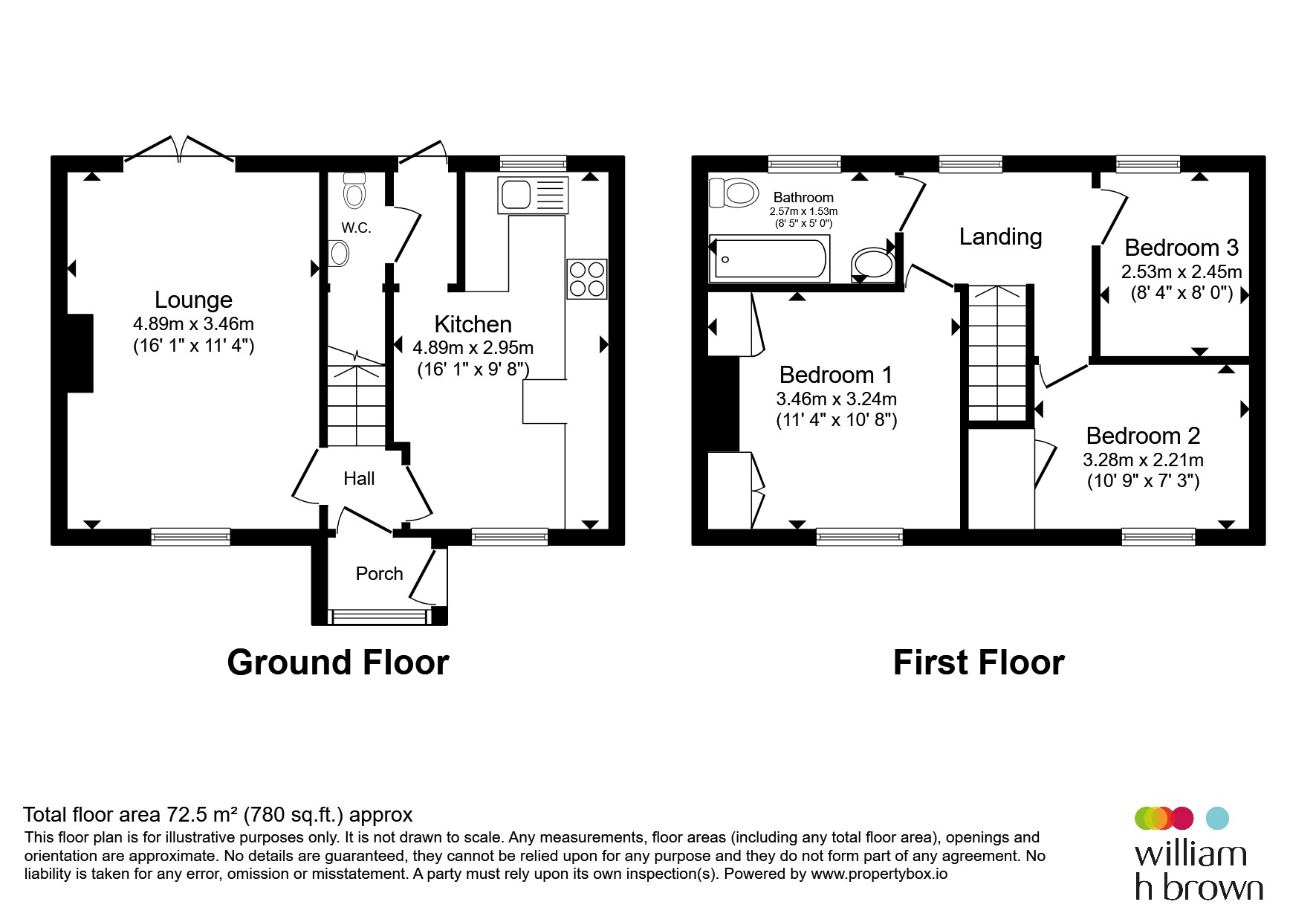 64, White Avenue, Worksop floorplan