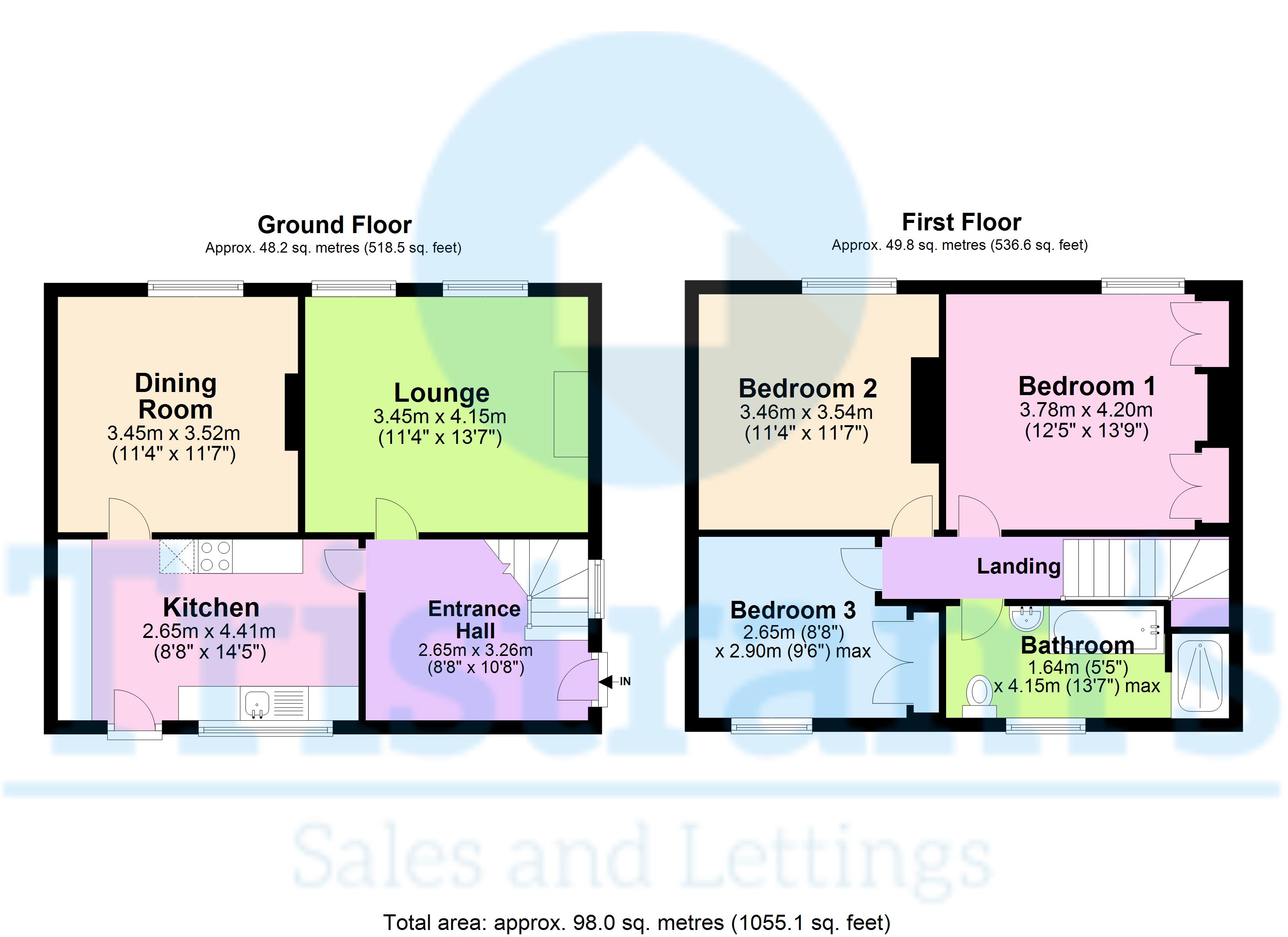223, Derby Road, Nottingham floorplan