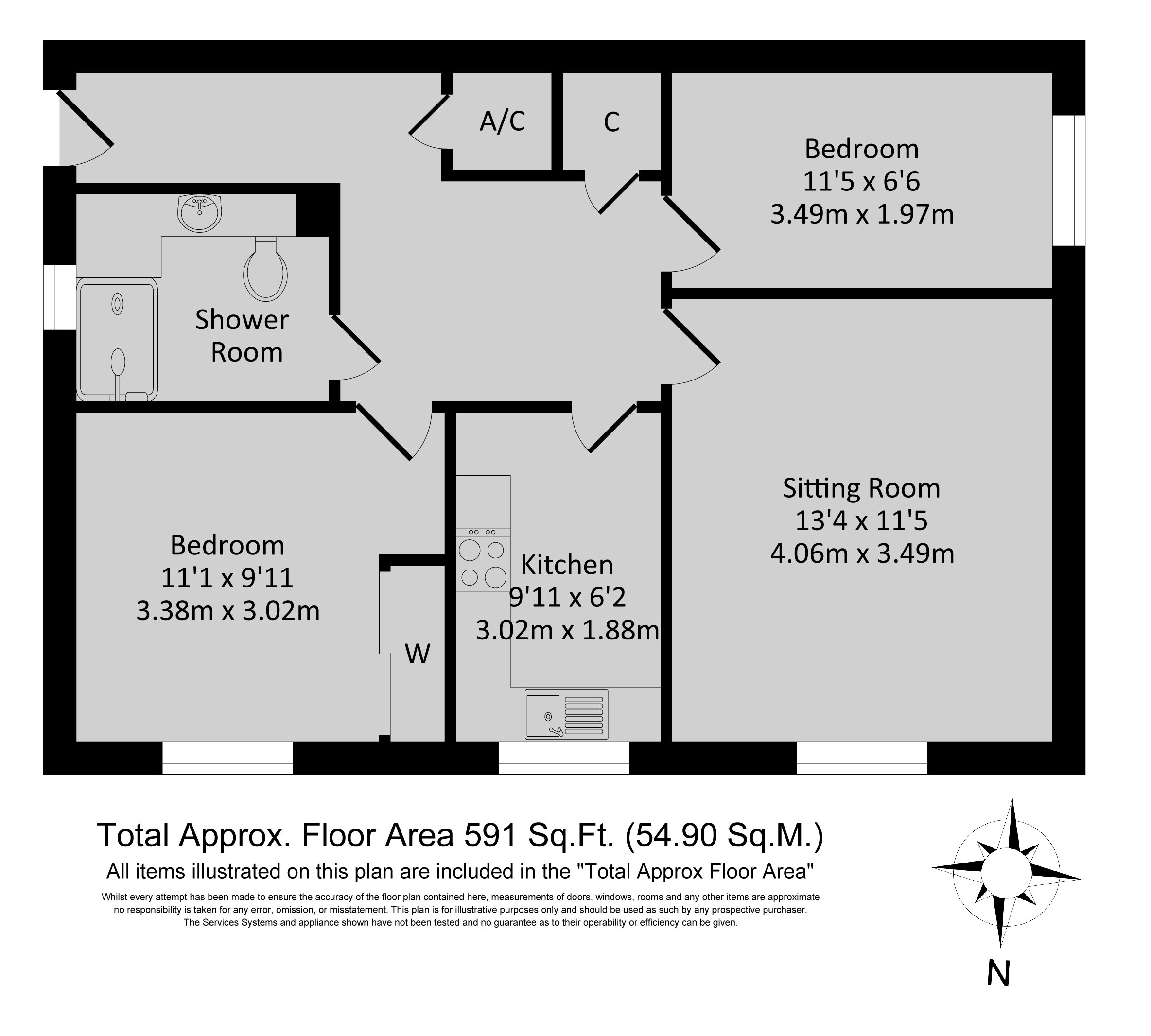 9, Grove Court, Deddington floorplan