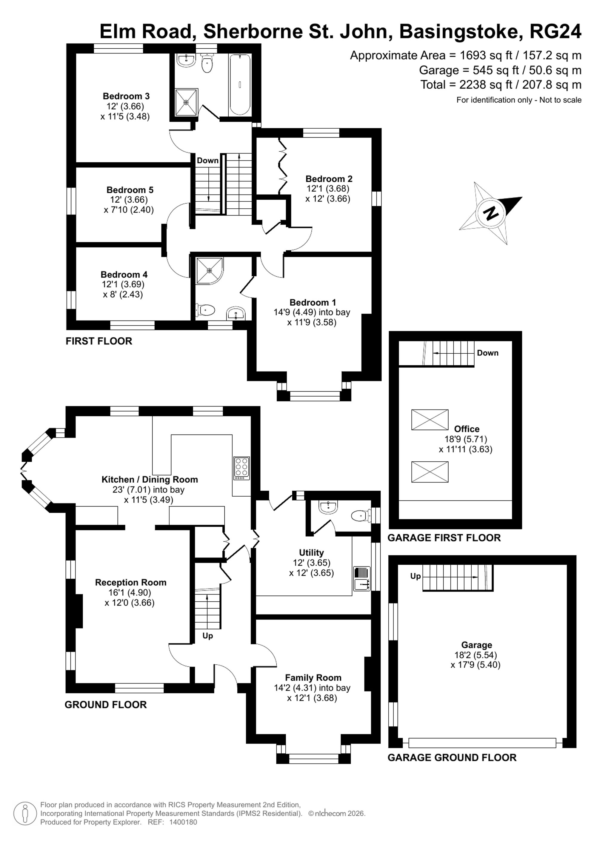 4 Elm Road, Basingstoke floorplan