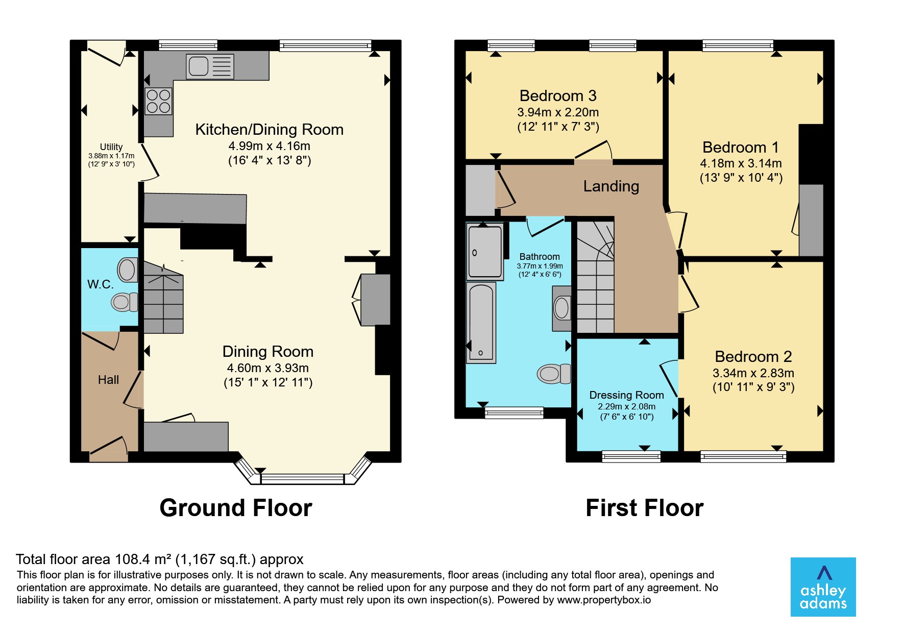 96, Buxton Road, Derby floorplan