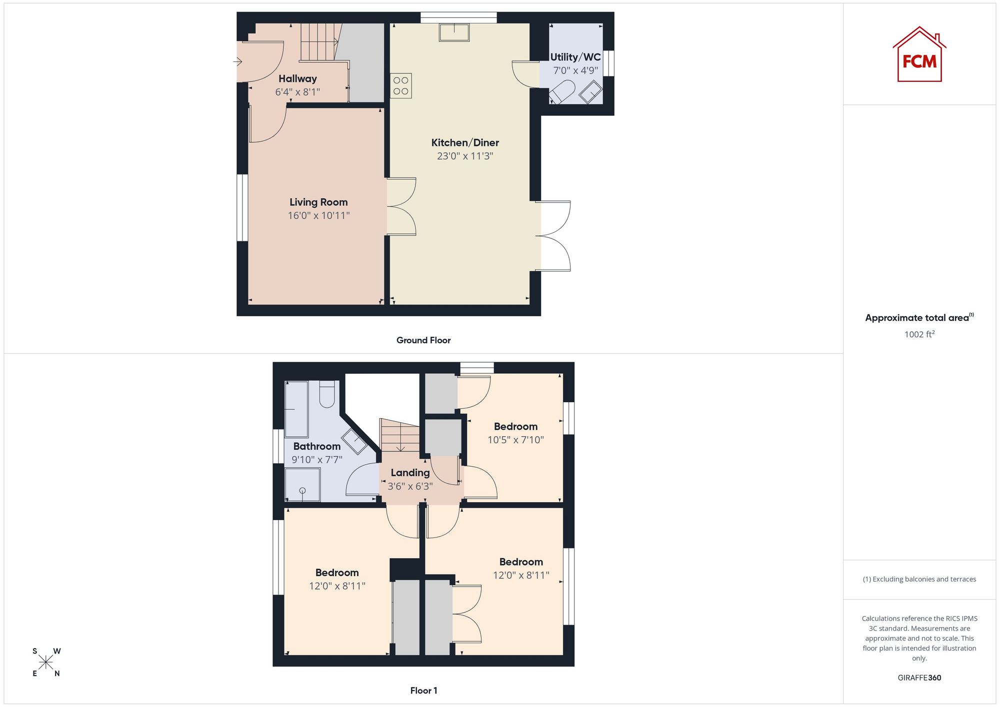6 Garth Close, Cleator Moor floorplan