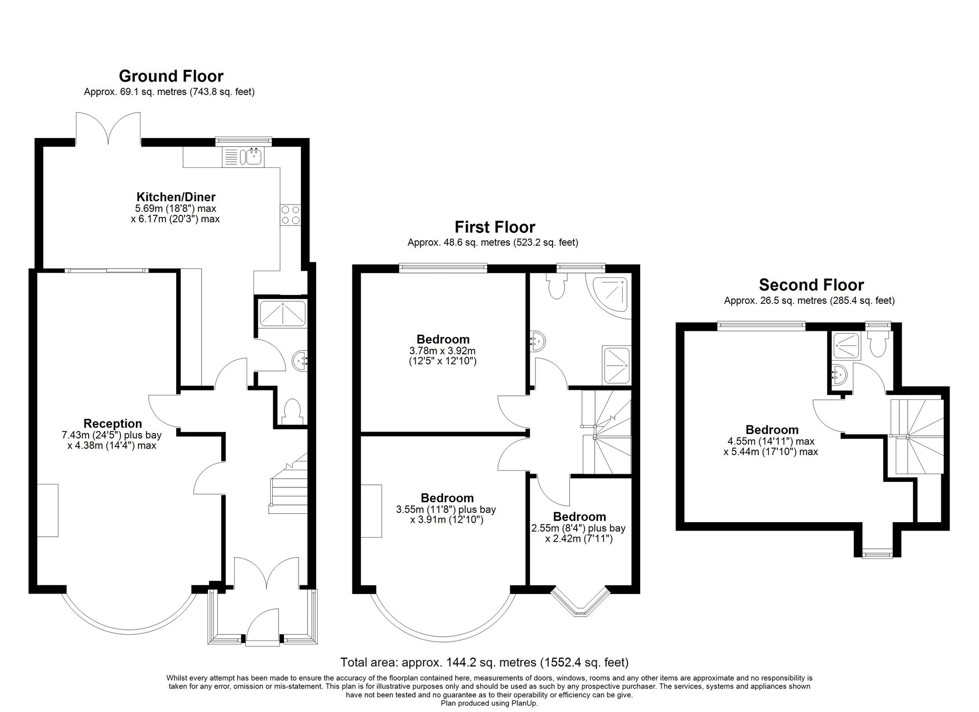 27 Wanstead Lane, Ilford floorplan