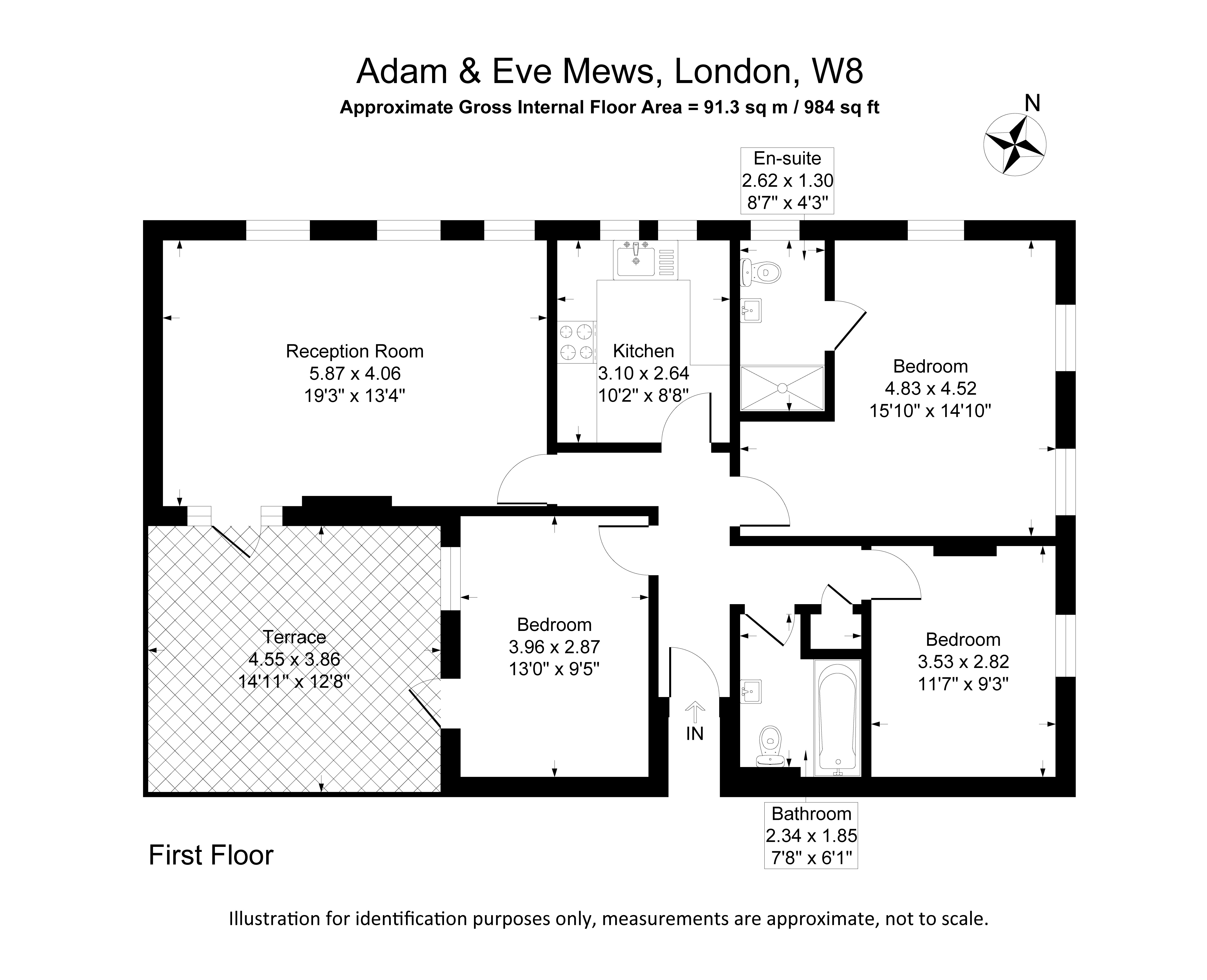 Adam & Eve Mews, London floorplan