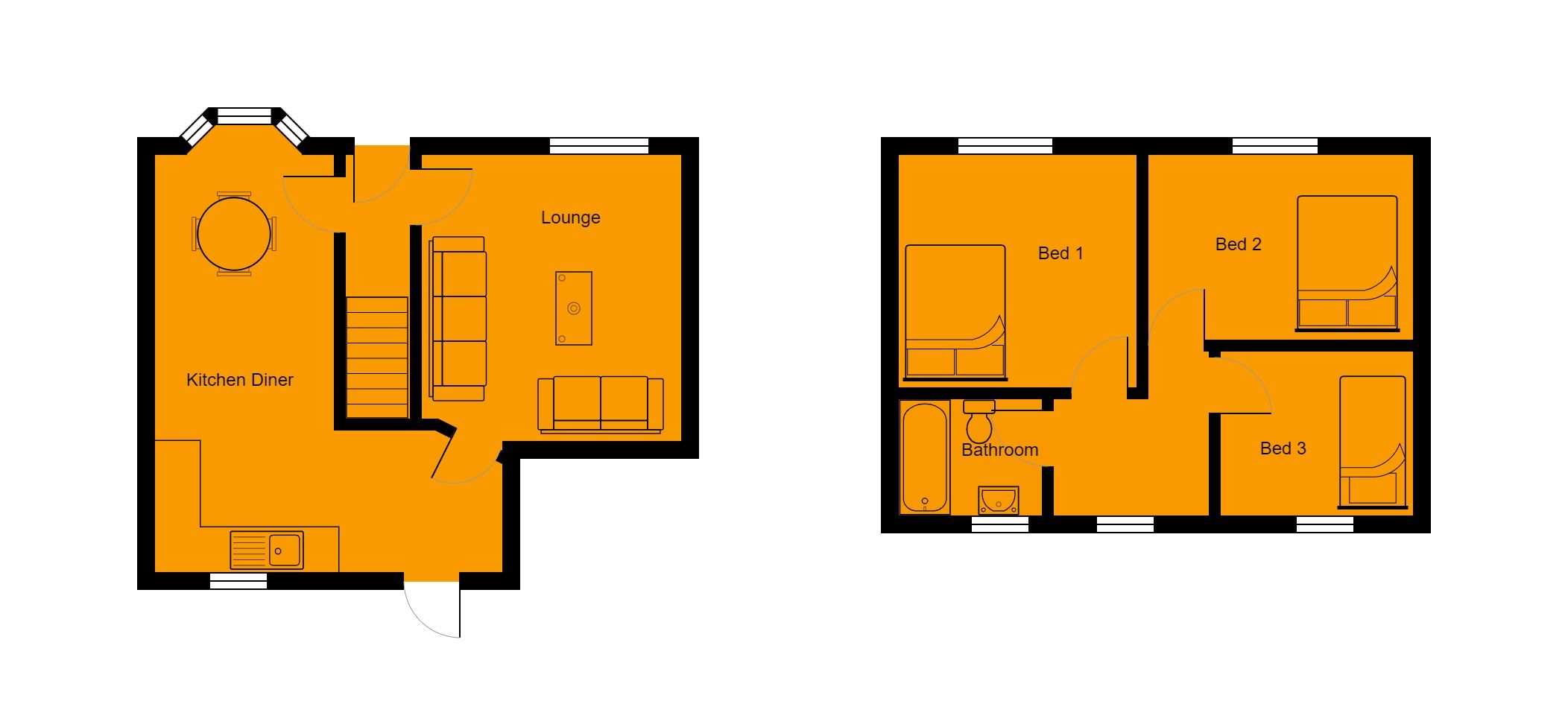 17 Troy Road, Abertillery floorplan