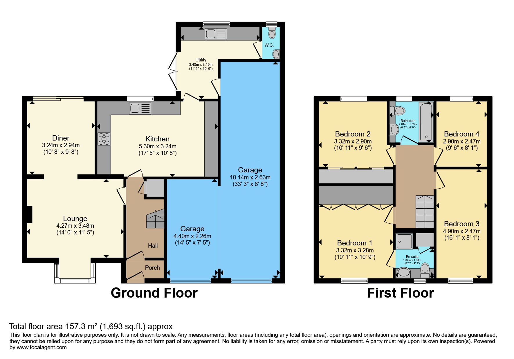 17, Tregaron Close, Derby floorplan