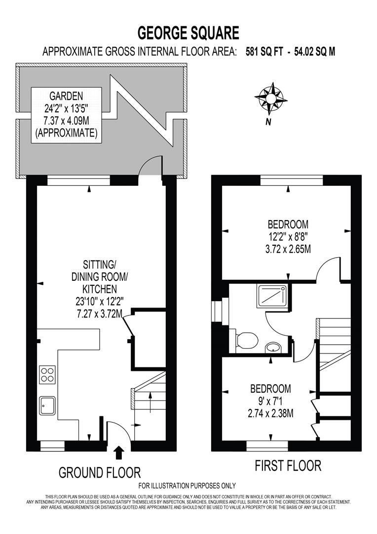 6, George Square, Merton Park floorplan