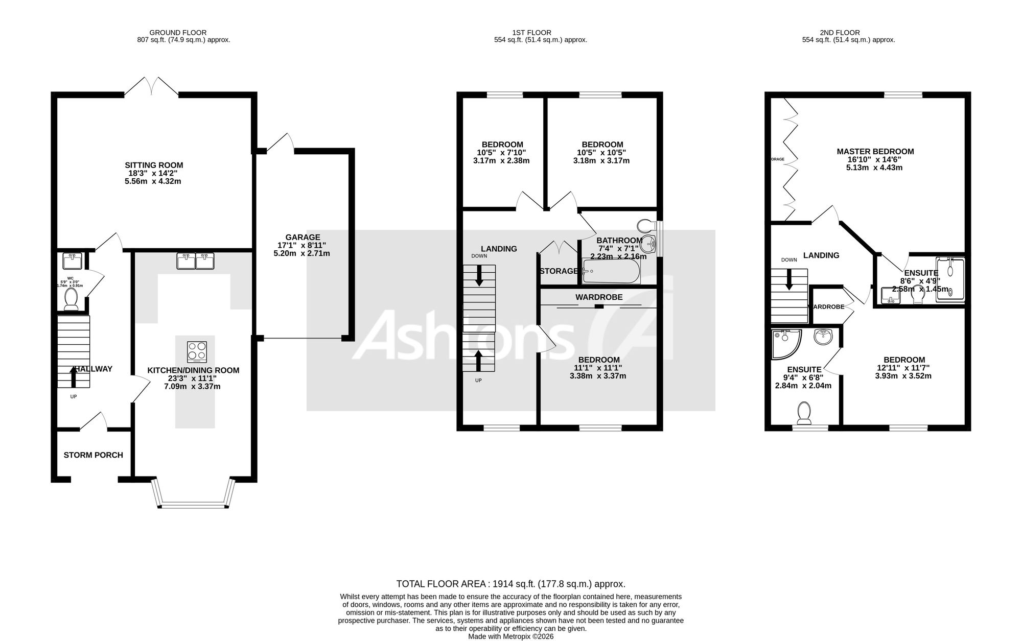 48 St. Thomas Close, St. Helens floorplan