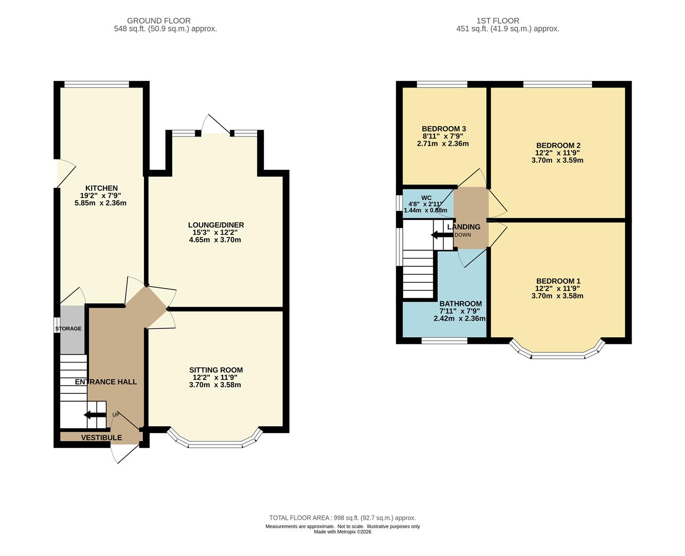 32, Litherland Road, Sale floorplan