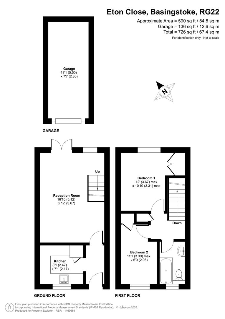 2, Eton Close, Basingstoke floorplan