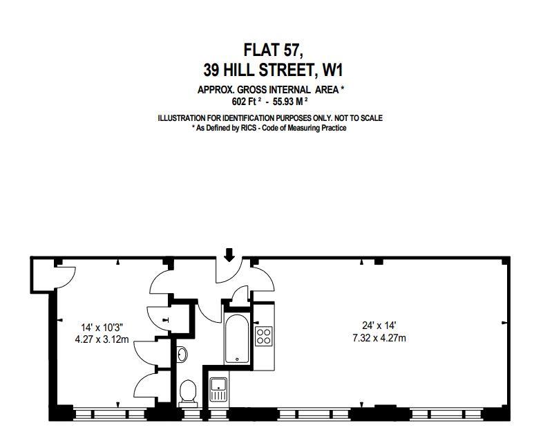 1 Bedrooms Flat to rent in Hill Street, London W1J