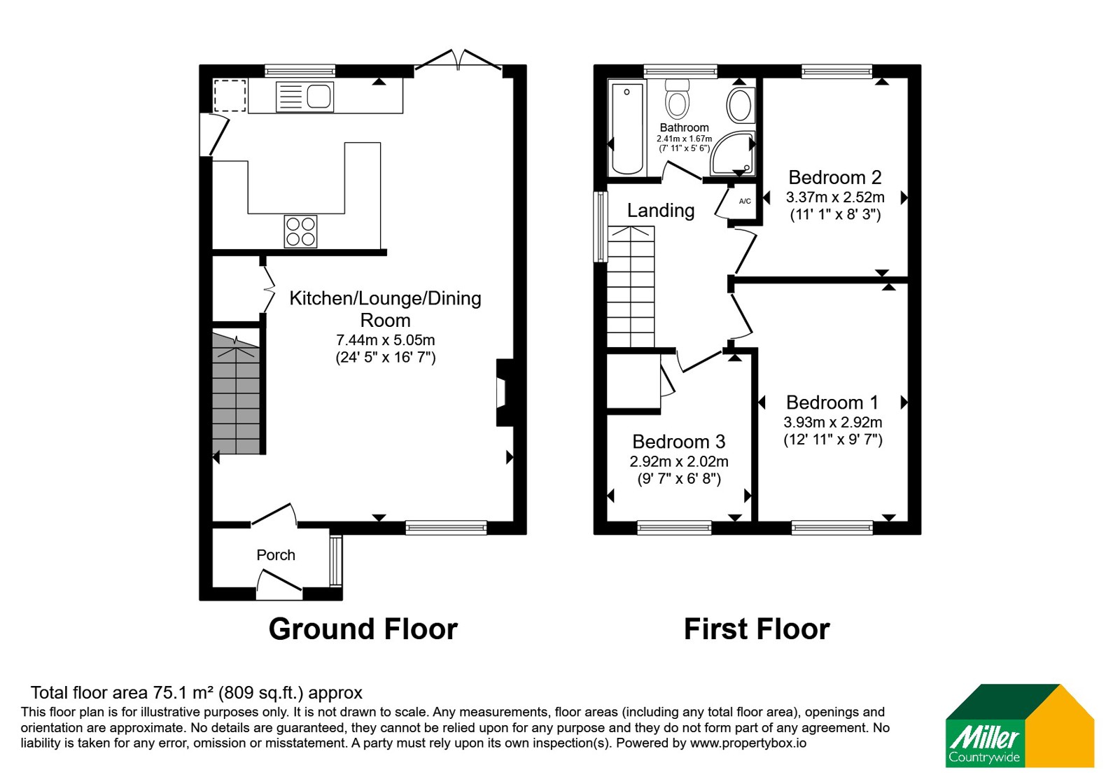 2 Homefield Court,, Short Cross Road, Truro floorplan