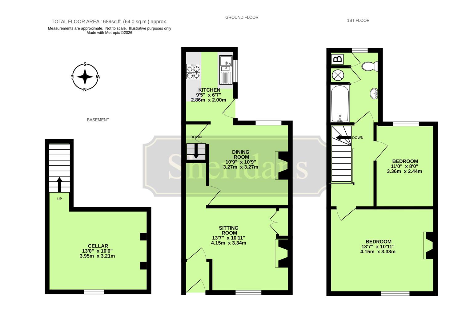 62, Churchgate Street, Bury St. Edmunds floorplan