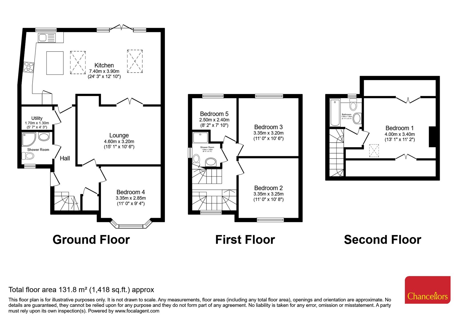 136, St. Georges Crescent, Berkshire floorplan